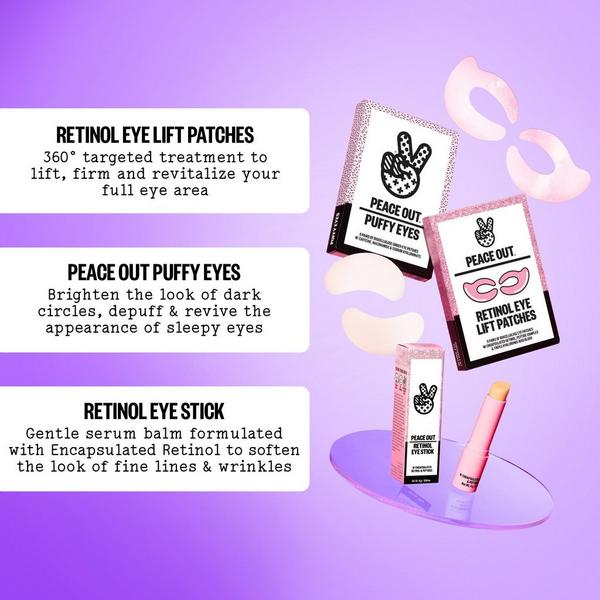 Peace Out Puffy Eyes Biocellulose Under-Eye Patches #8