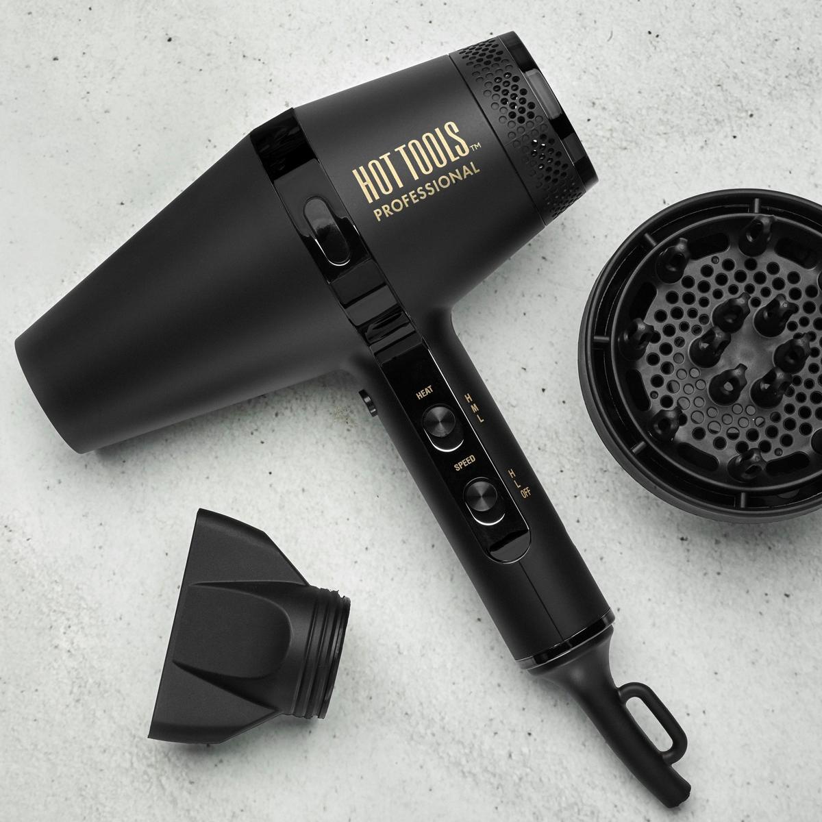 Hot tools black gold hair dryer hotsell