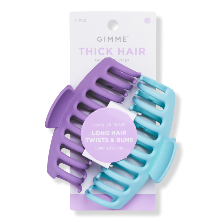 GIMME beauty Thick Hair - Purple & Blue Claw Clips #1