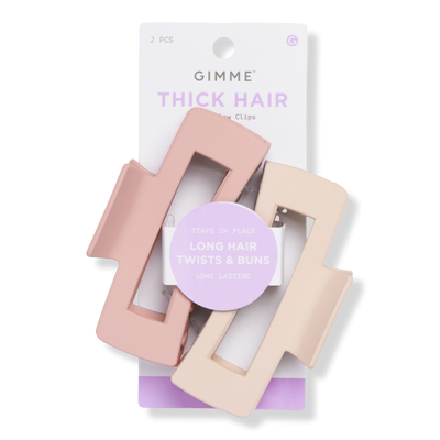 GIMME beauty Thick Hair Rectangular Claw Clips