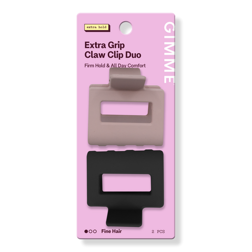 GIMME beauty Fine Hair - Black & Rose Claw Clip
