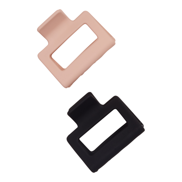 GIMME beauty Fine Hair - Black & Rose Claw Clip #2