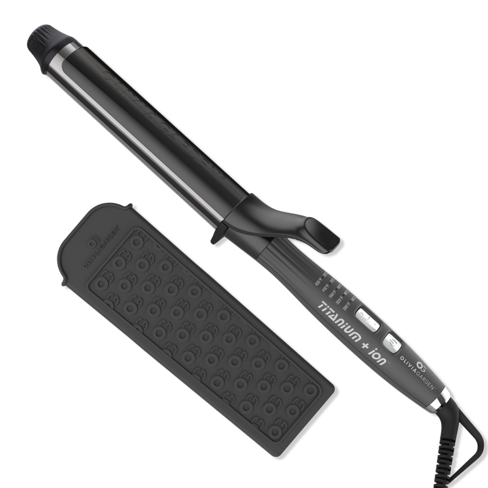 Olivia Garden Titanium + Ion Professional Curling Iron - 1.25 Inch