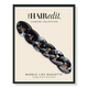 Black Marble Link Baguette
