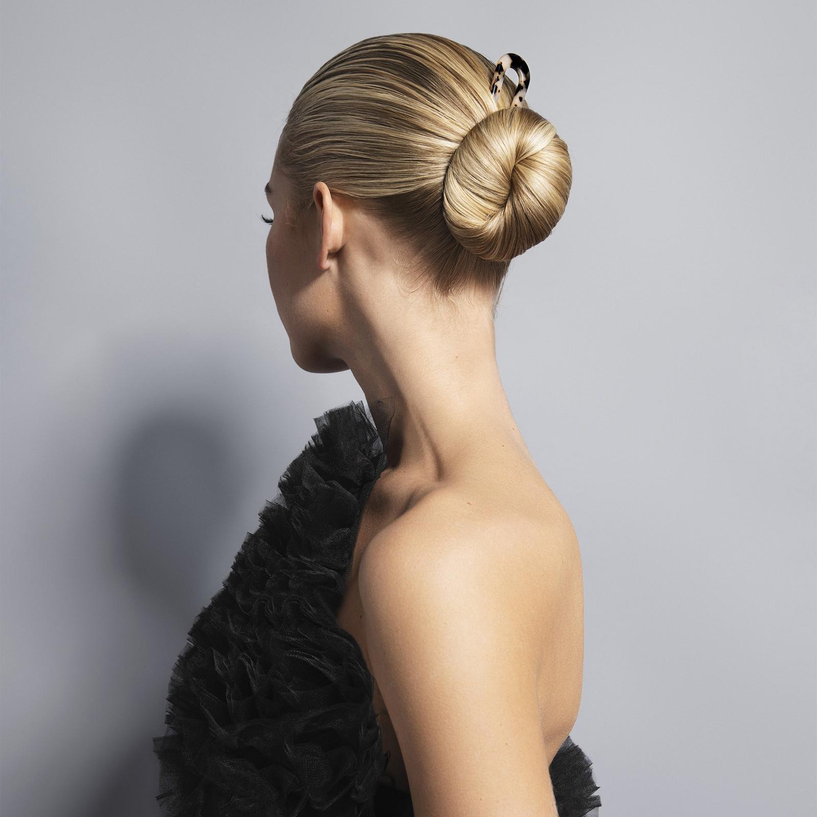 Sleek Chignon French Hair Pin - Tortoise
