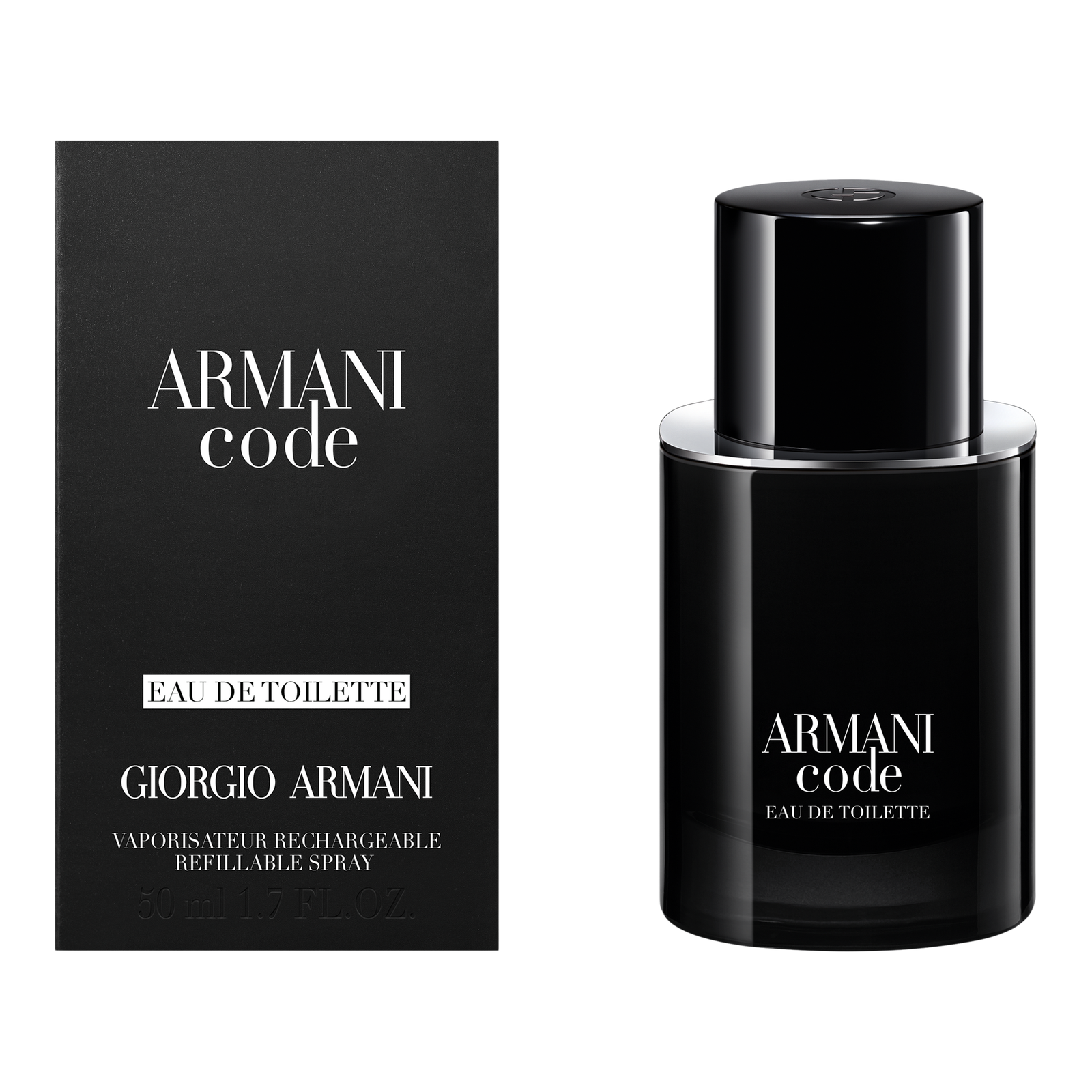 Armani Code Eau De Toilette Spray Refillable By Giorgio Armani - 1.7 oz