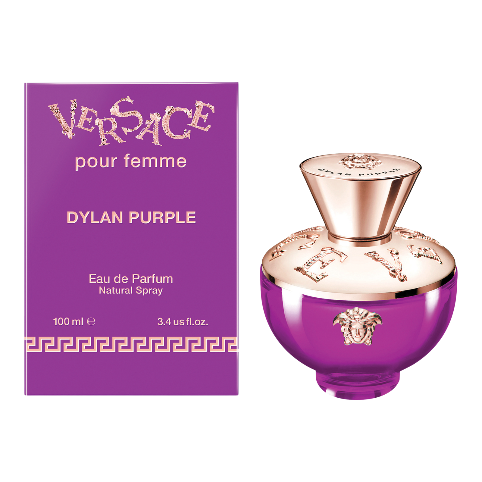 Versace Pour Femme Dylan Purple Eau De Parfum Spray By Versace - 3.4 oz Versace Pour Femme Dylan Purple Eau De Parfum Spray By Versace - 3.4 oz