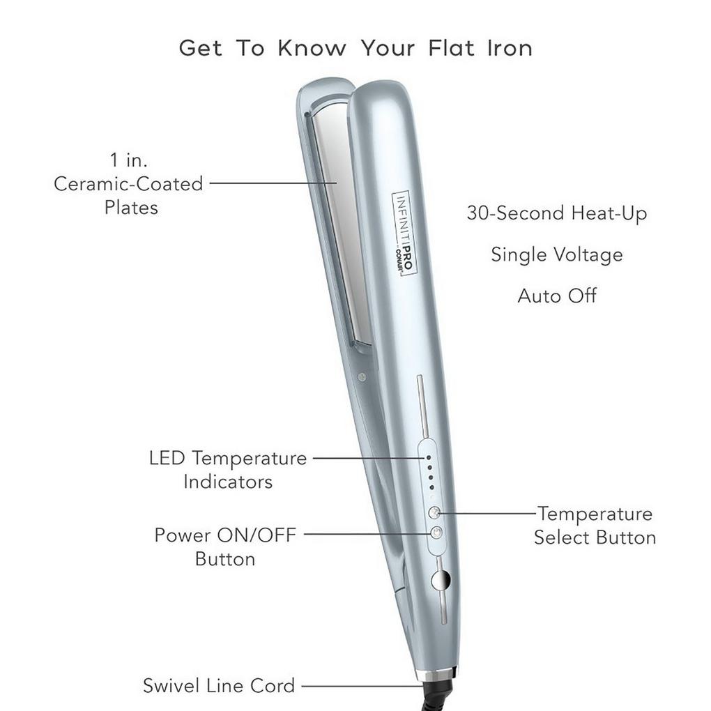 Conair infiniti outlet pro heat settings