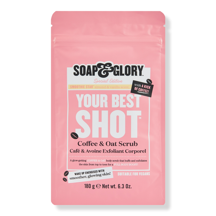 Soap & Glory Smoothie Star Your Best Shot Coffee & Oat Exfoliating Body Scrub #1
