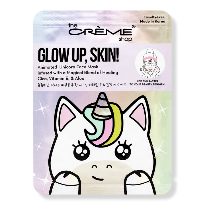 Glow Up, Skin! Animated Unicorn Face Mask The Crème Shop Ulta Beauty