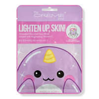 Lighten Up, Skin! Animated Narwhal Face Mask - Brightening Vitamin C