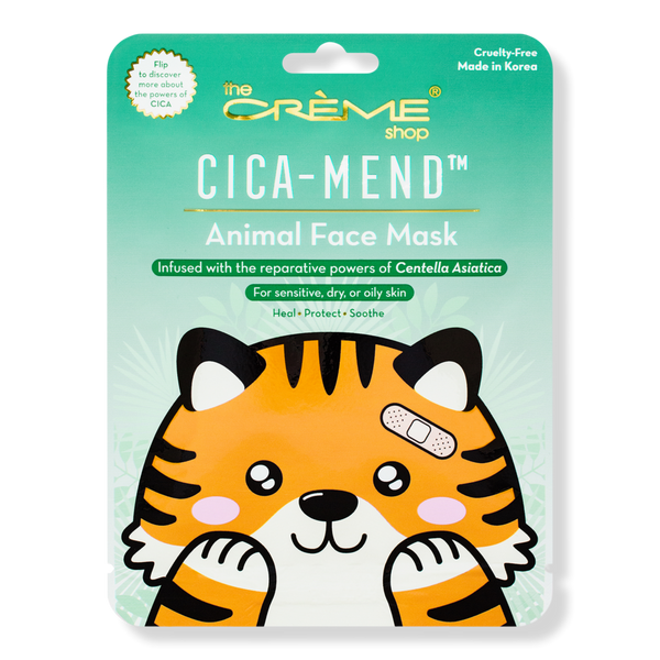 The Crème Shop Cica-Mend - Animated Tiger Face Mask #1