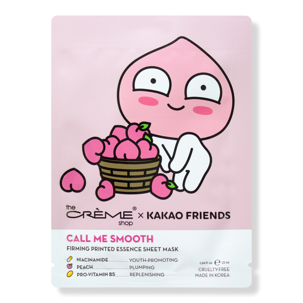 The Crème Shop Apeach Call Me Smooth Printed Essence Sheet Mask #1