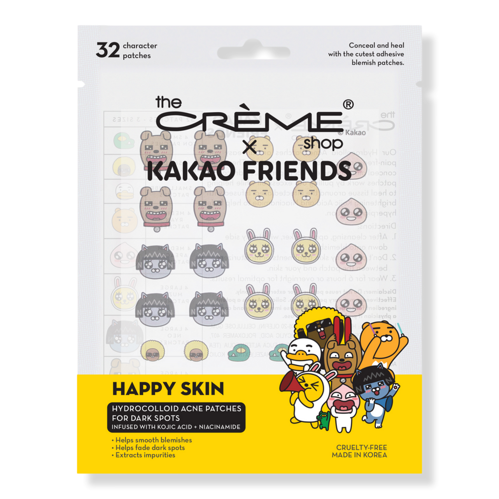 The Creme Shop Kakao Friends Hydrocolloid Acne Patches For Dark Spots