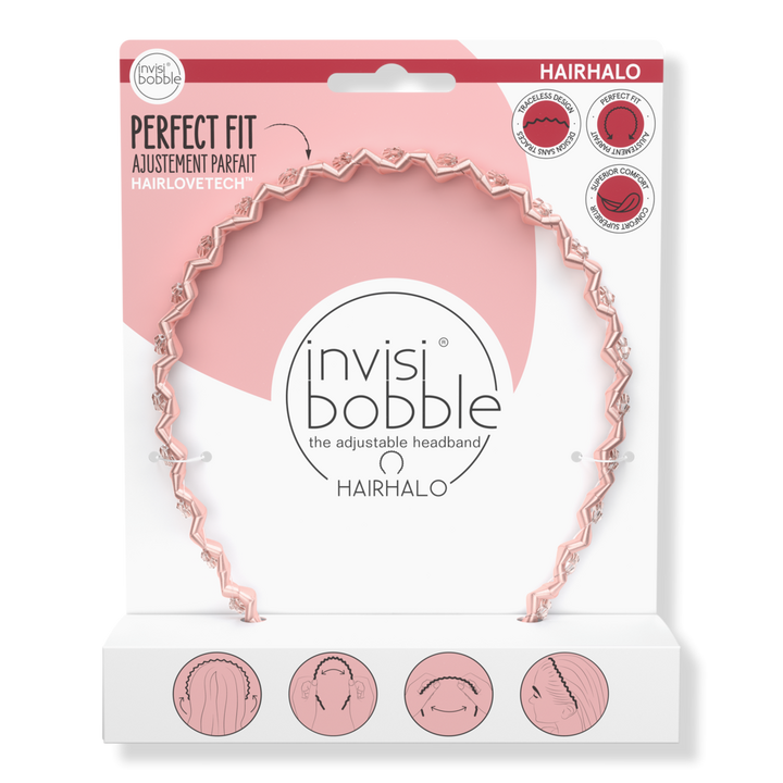 Invisibobble HAIRHALO Adjustable Headband - Pink Sparkle #1