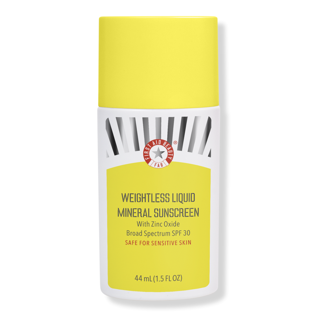 Weightless Liquid Mineral Sunscreen With Zinc Oxide SPF 30 - First