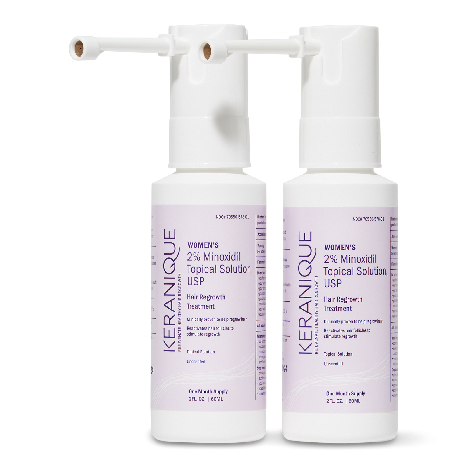 Hair Regrowth Treatment For Women - 60 Day Supply