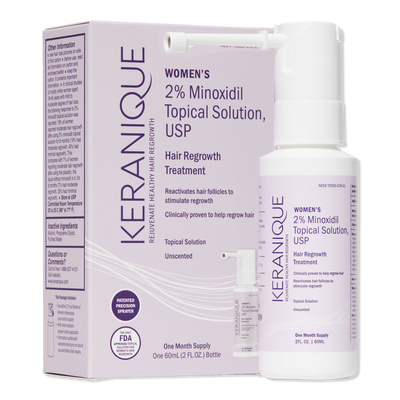 Keranique Hair Regrowth Sprayer for Women - 30 Day Supply