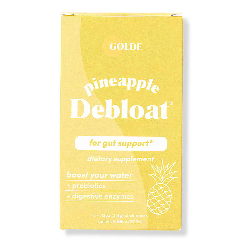 Golde Pineapple Debloat Probiotic Bloat Supplement