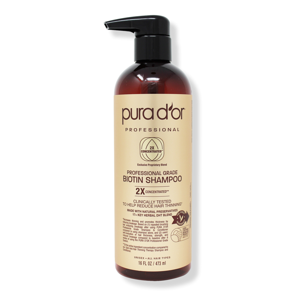drivende søvn Ofte talt Professional Grade Biotin Shampoo For Thinning Hair - Pura d'or | Ulta  Beauty