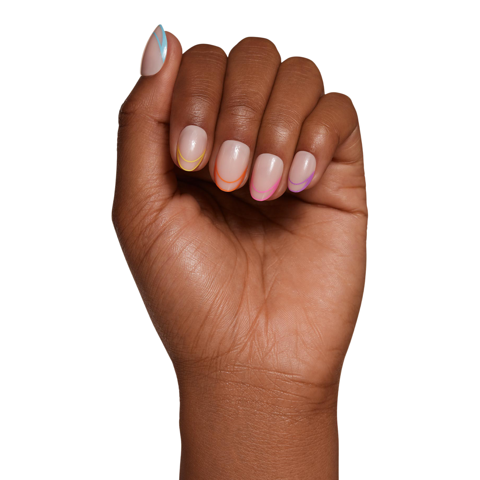 Neon Lights Press-On Nails