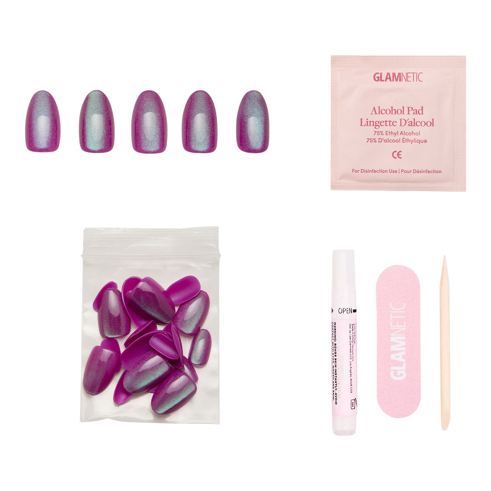 Berry Fizz Press-On Nails
