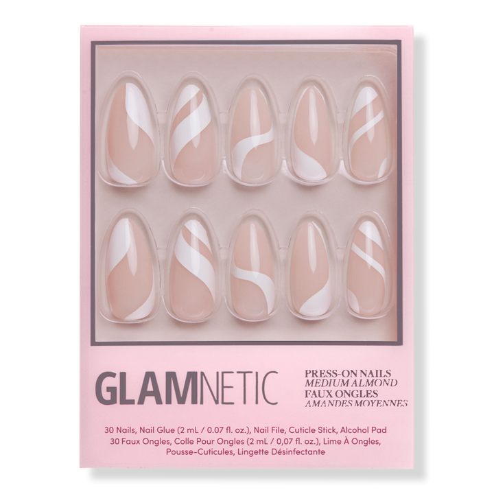 Glamnetic Marshmallow Swirl Press-On Nails #1