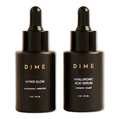 DIME Serum Set: Two-in-One Hyper Glow + Hyaluronic Acid