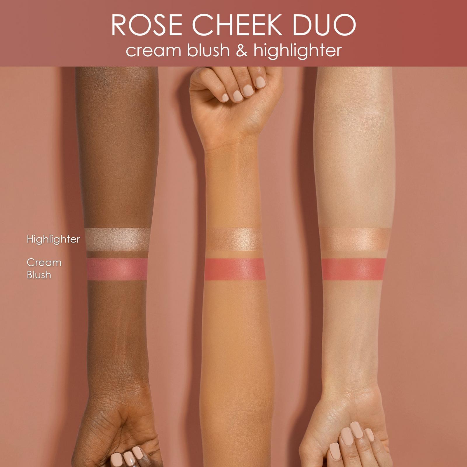 Rose Cheek Duo - Cream Blush and Highlighter