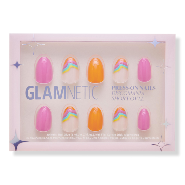 Marshmallow Swirl Press-On Nails - Glamnetic | Ulta Beauty