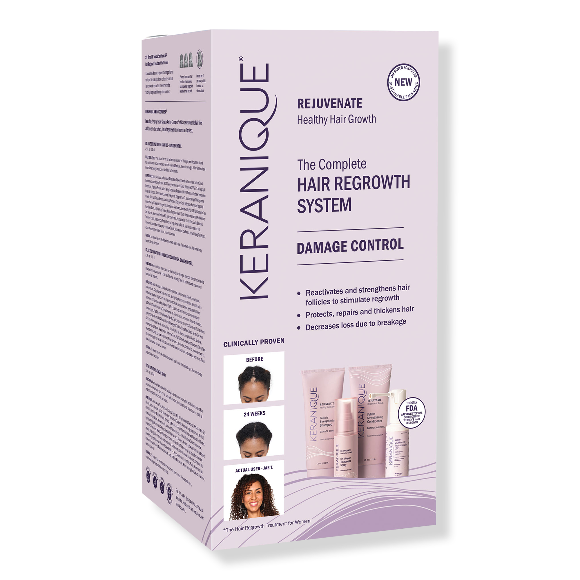 Keranique Damage Control Complete Hair Regrowth System #1