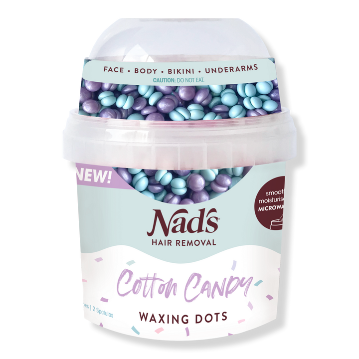 Nads Natural Cotton Candy Waxing Dots Hair Removal Wax Beads #1