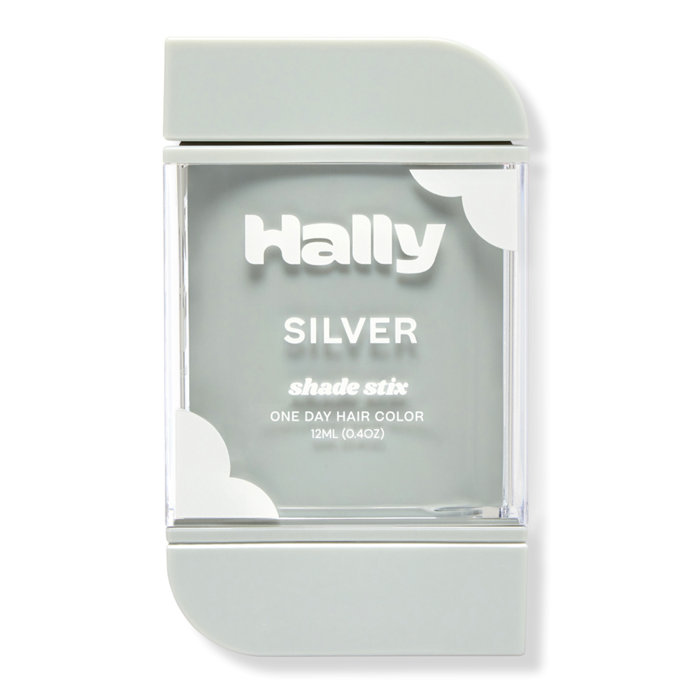 Hally Shade Stix Temporary Wash Out Hair Color - Silver In Silver