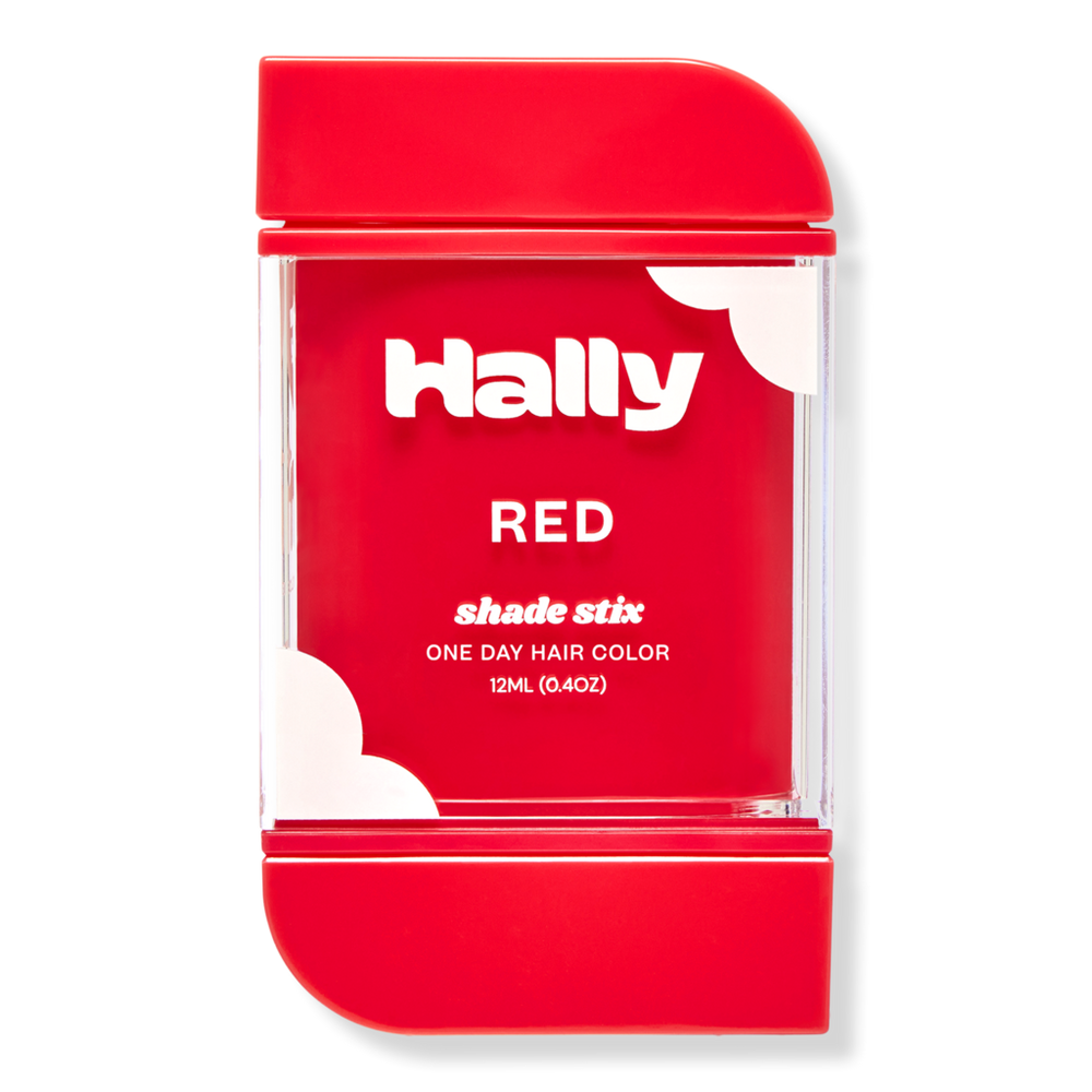 Hally Shade Stix Temporary Wash Out Hair Color - Red In Red