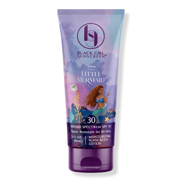 Black Girl Sunscreen Little Mermaid SPF30