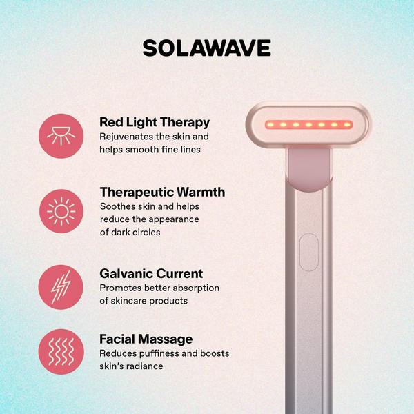 Solawave 4-in-1 Red Light Therapy Skincare Wand Kit #3