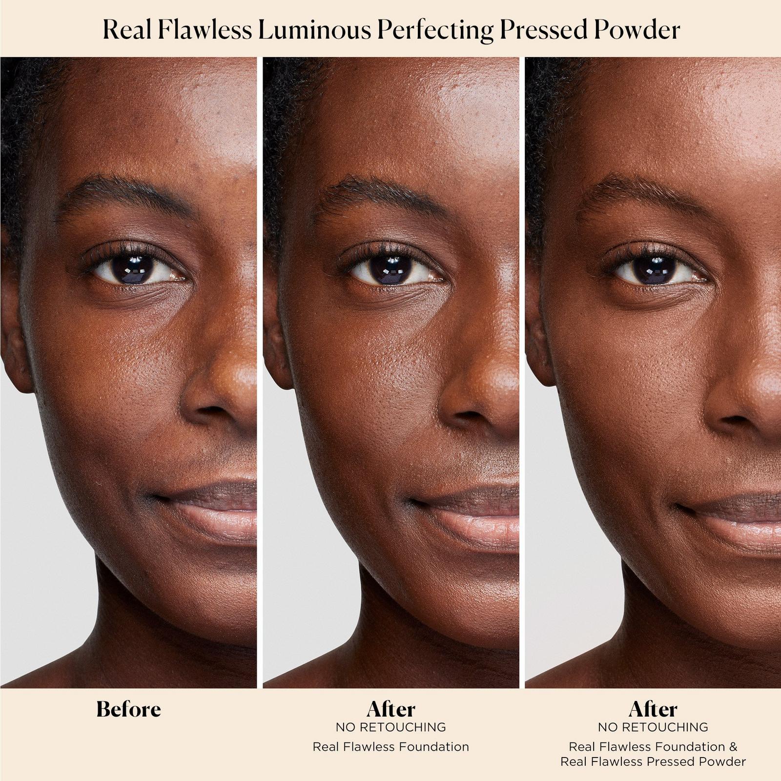 Real Flawless Luminous Perfecting Talc-Free Pressed Finishing Powder - Translucent Deep