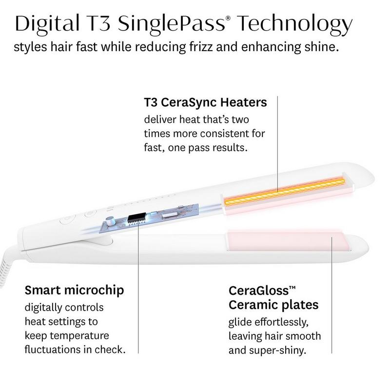 T3 SinglePass StyleMax Professional 1" Flat Iron with Automated Heat #2