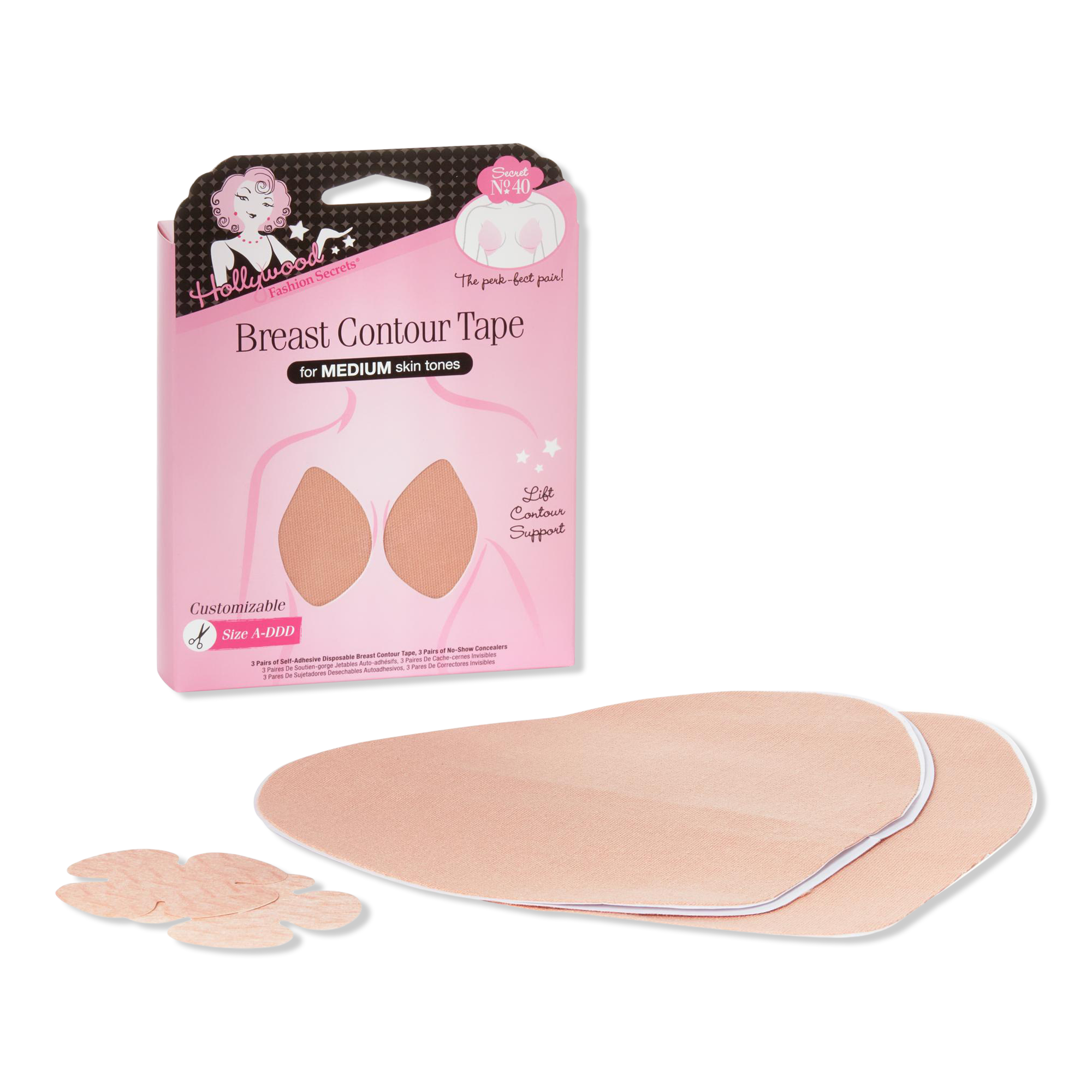 Hollywood Fashion Secrets Breast Contour Tape, Self-Adhesive Disposables #1