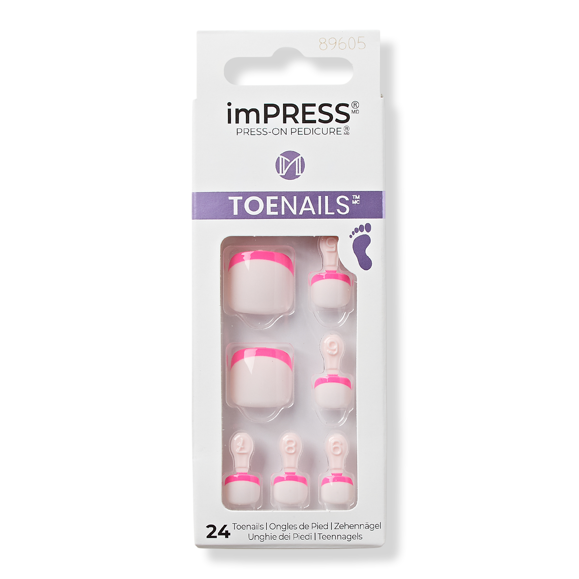 Kiss imPRESS Design PressOn Pedicure Toenails Ulta Beauty