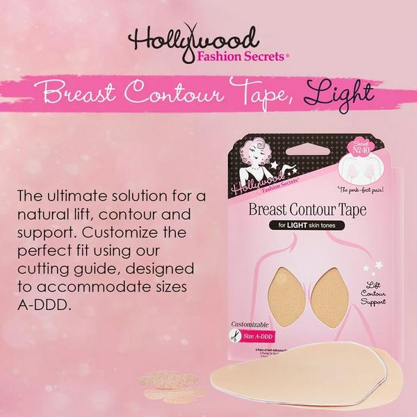 Hollywood Fashion Secrets Breast Contour Tape, Self-Adhesive Disposables #4