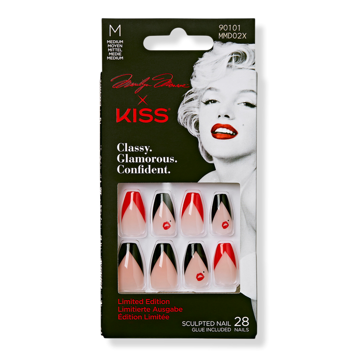 Kiss Marilyn Monroe x KISS Manicure Nails #1
