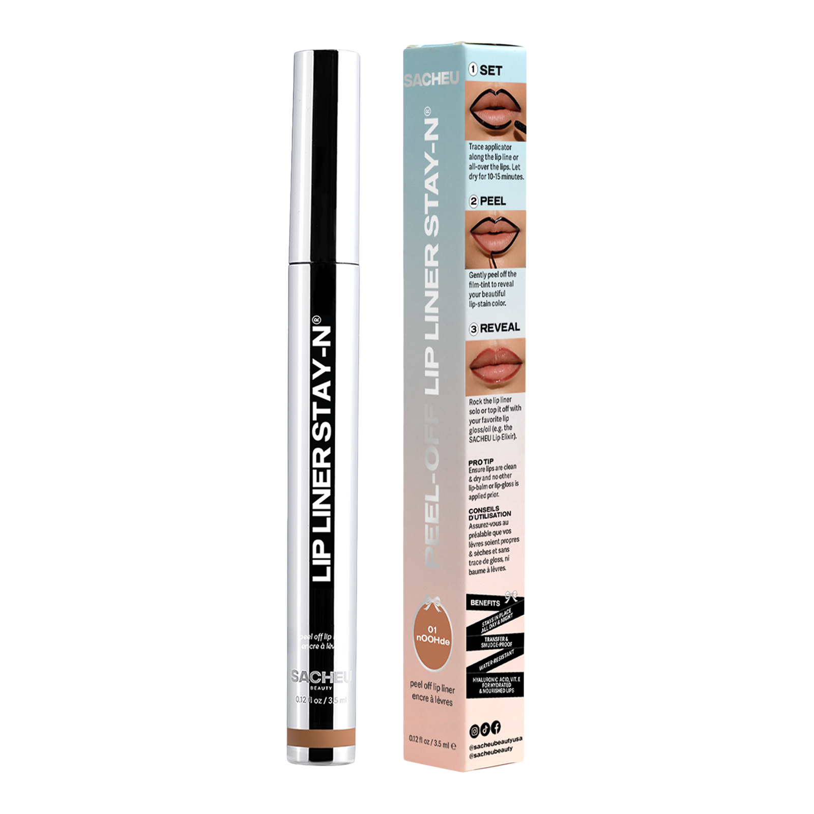Lip Liner STAY-N Peel Off Tattoo