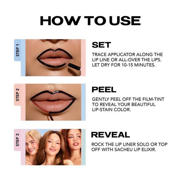 SACHEU Peel Off Lip Liner STAY-N #8