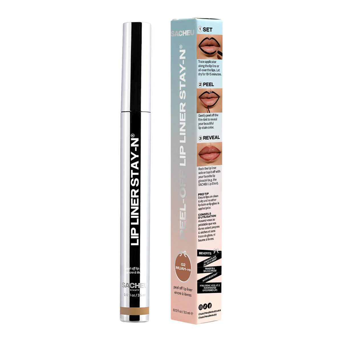 Lip Liner STAY-N Peel Off Tattoo