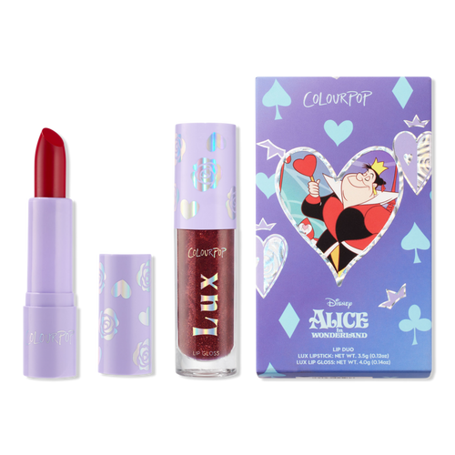 Disney and Colourpop Alice in Wonderland Queen of Hearts Lip Duo