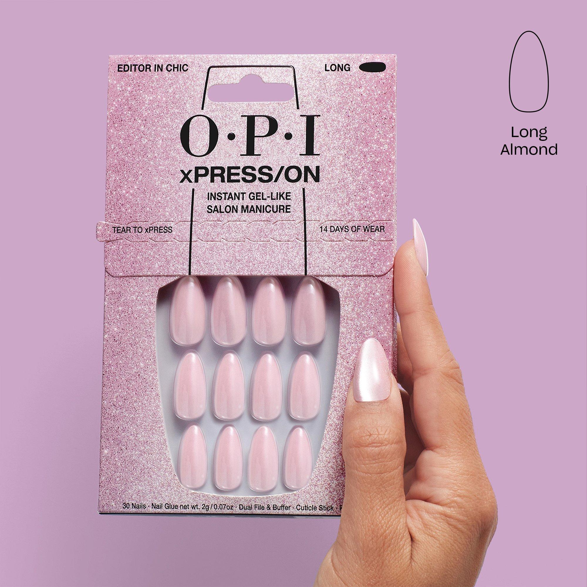 Накладные ногти со спецэффектом OPI xPRESS/ON, цвет: Editor In Chic — фото 6