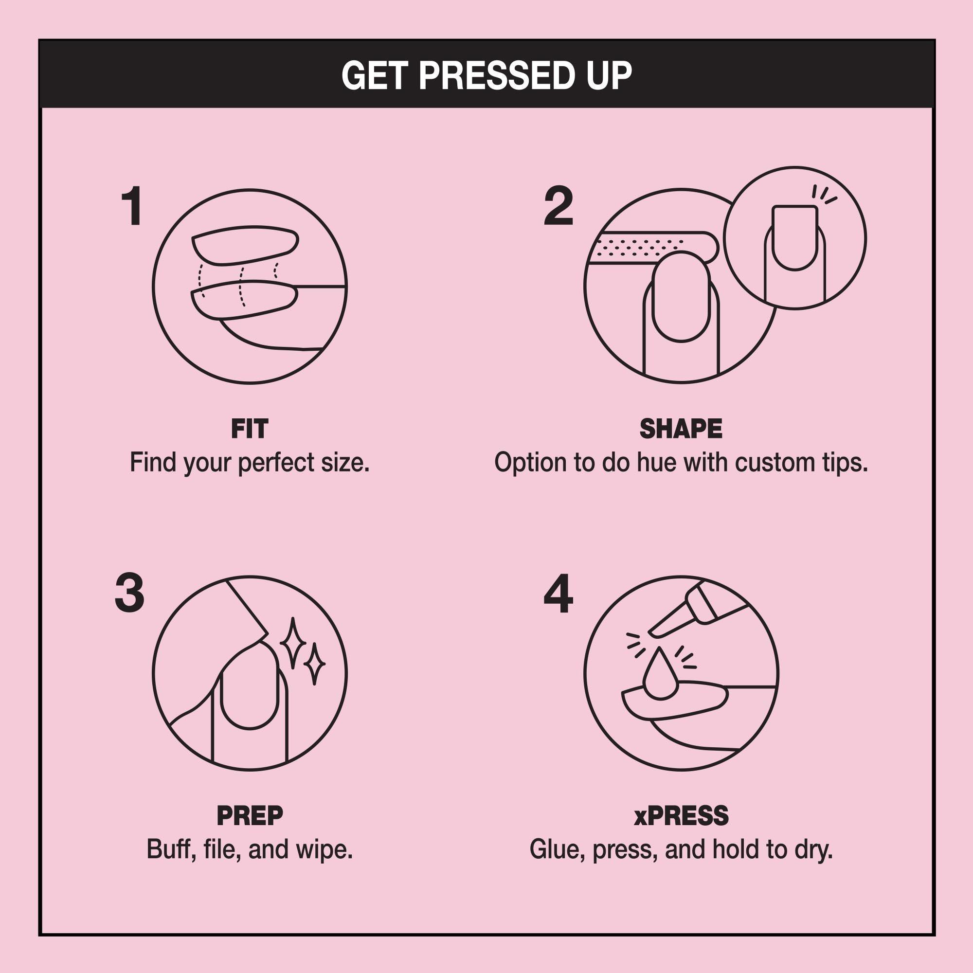 Накладные ногти со спецэффектом OPI xPRESS/ON, цвет: Editor In Chic — фото 7
