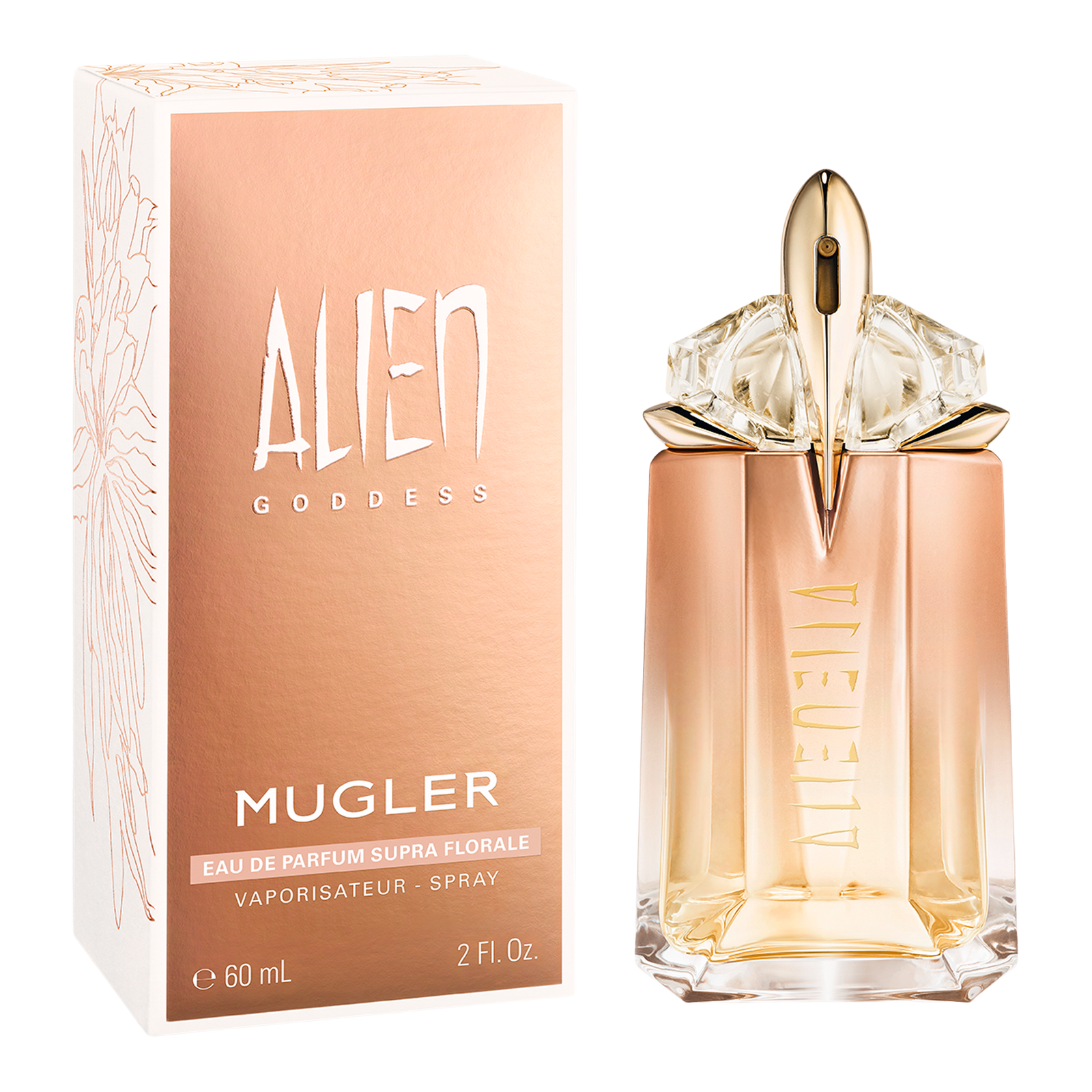 Alien Goddess Supra Floral Eau De Parfum Spray By Thierry Mugler - 1 oz