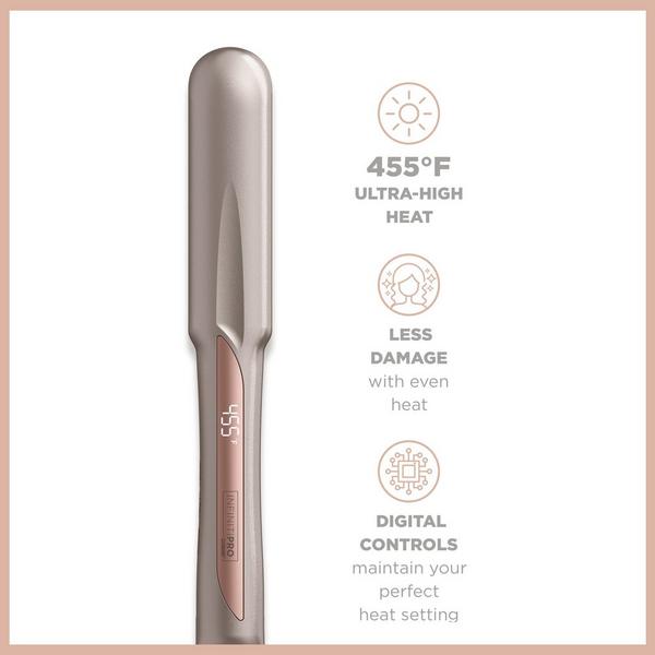 Conair InfinitiPRO By Conair Titanium Flat Iron Smooth & Shine Luxe Series - Rose Gold #3